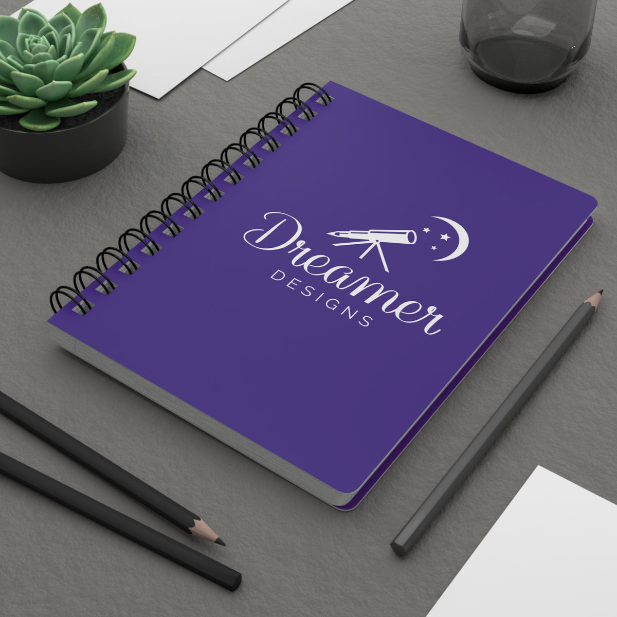 Dreamer Designs Spiral Journal – Write Your Dreams in Color