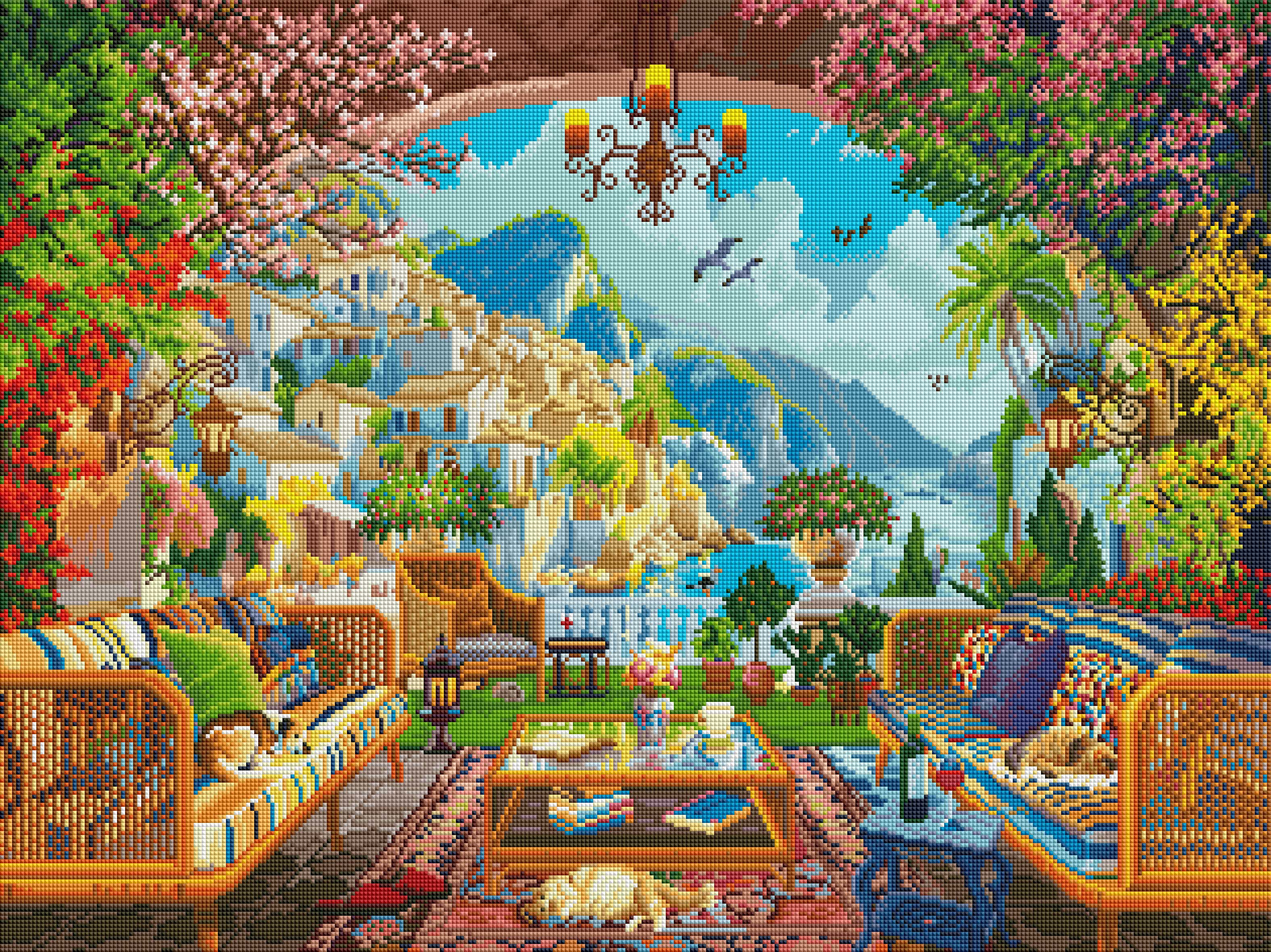 Mediterranean Terrace View