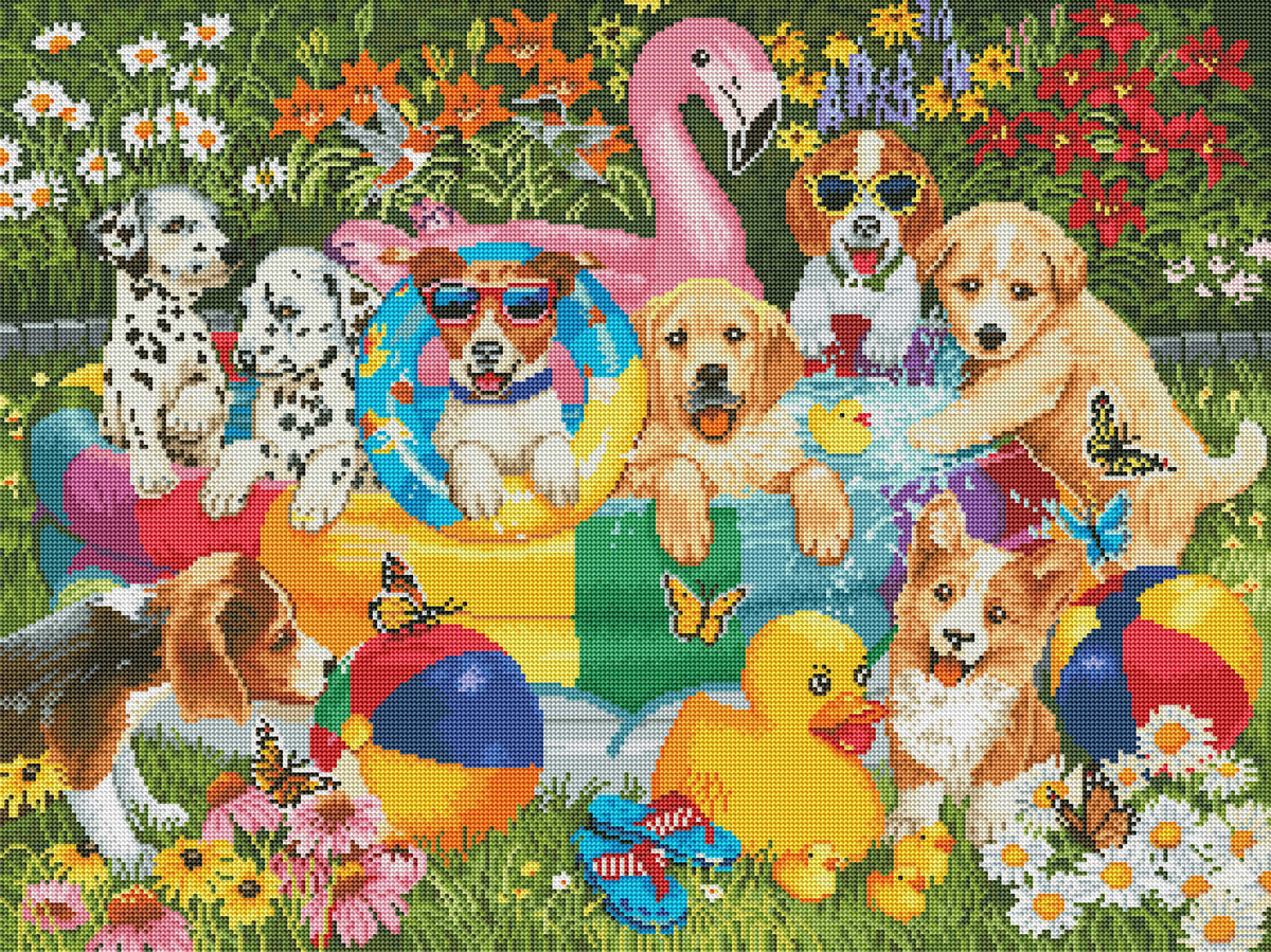 Pups in the Pool