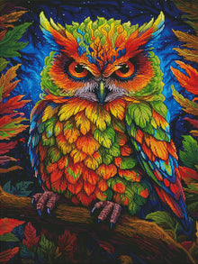Leafy Owl at Night