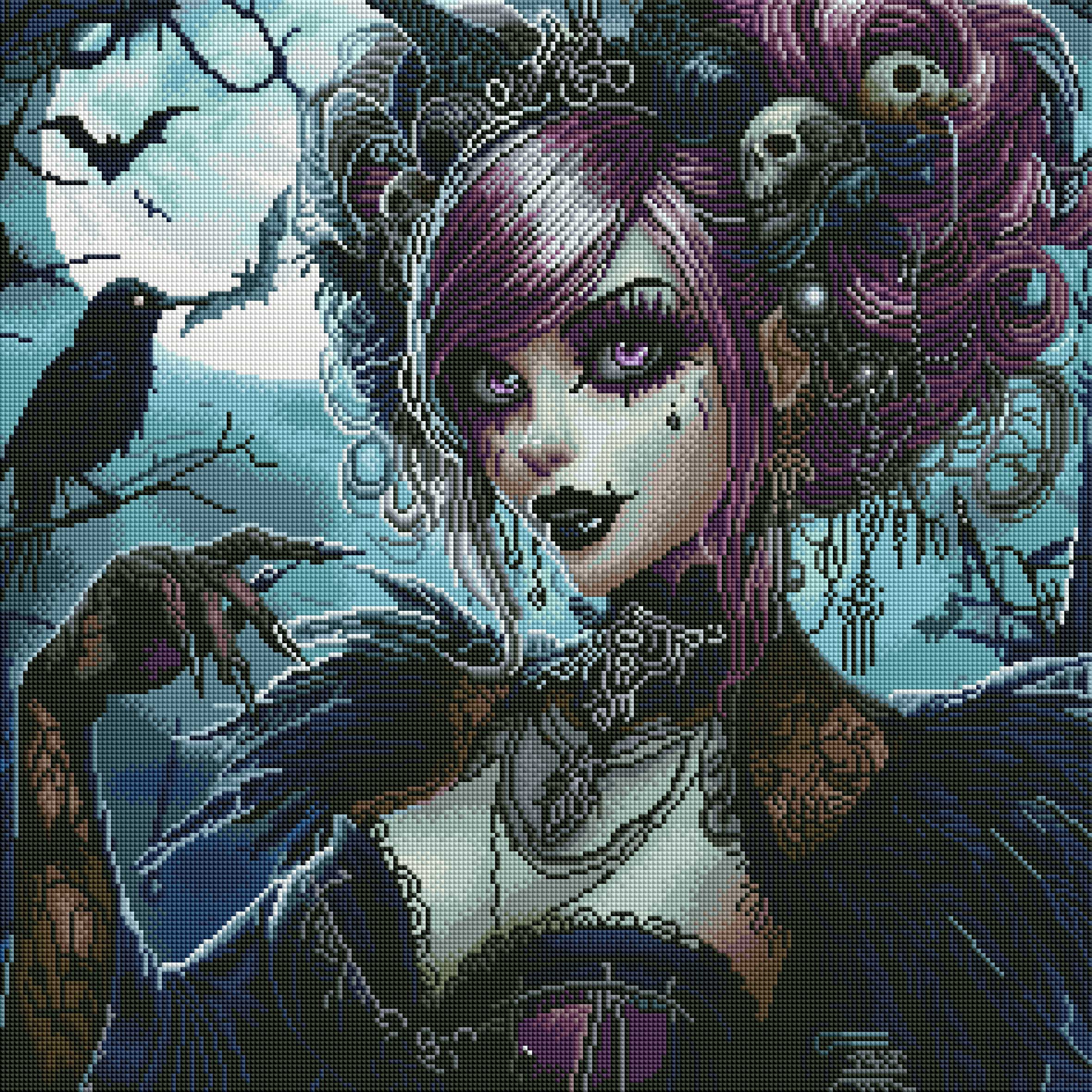 A1387-Midnight-Queen---60x60cm