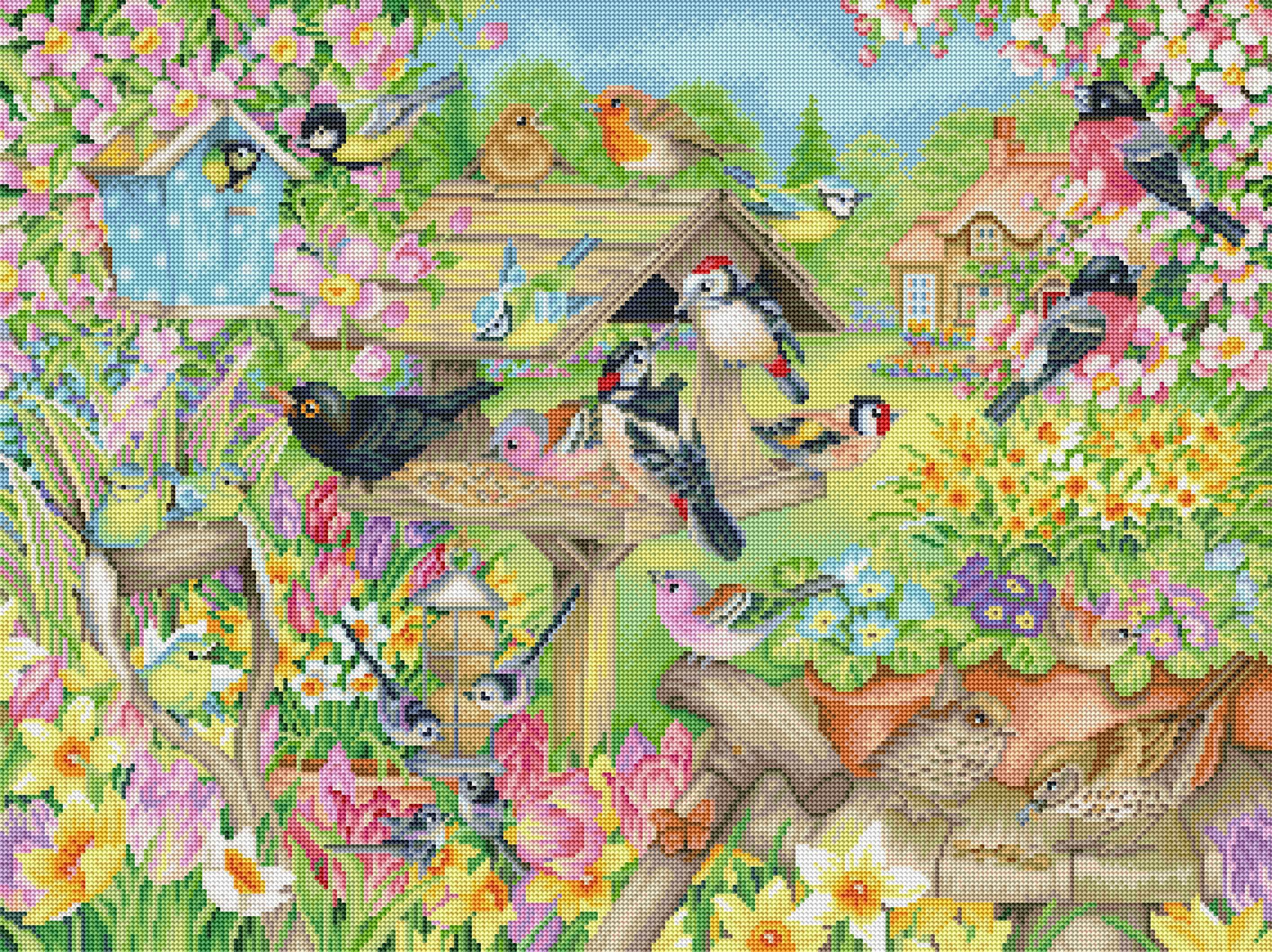 Spring Garden Birds