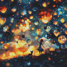 Girl at Balloon Festival