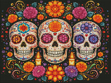 Day Of The Dead In Flowers