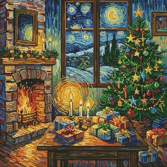 Fireside Christmas Glow