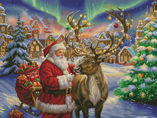Santa and Reindeer