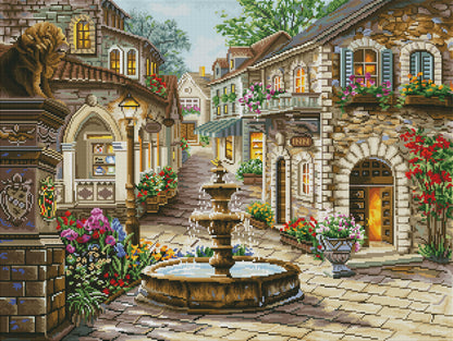 Cobblestone Fountain