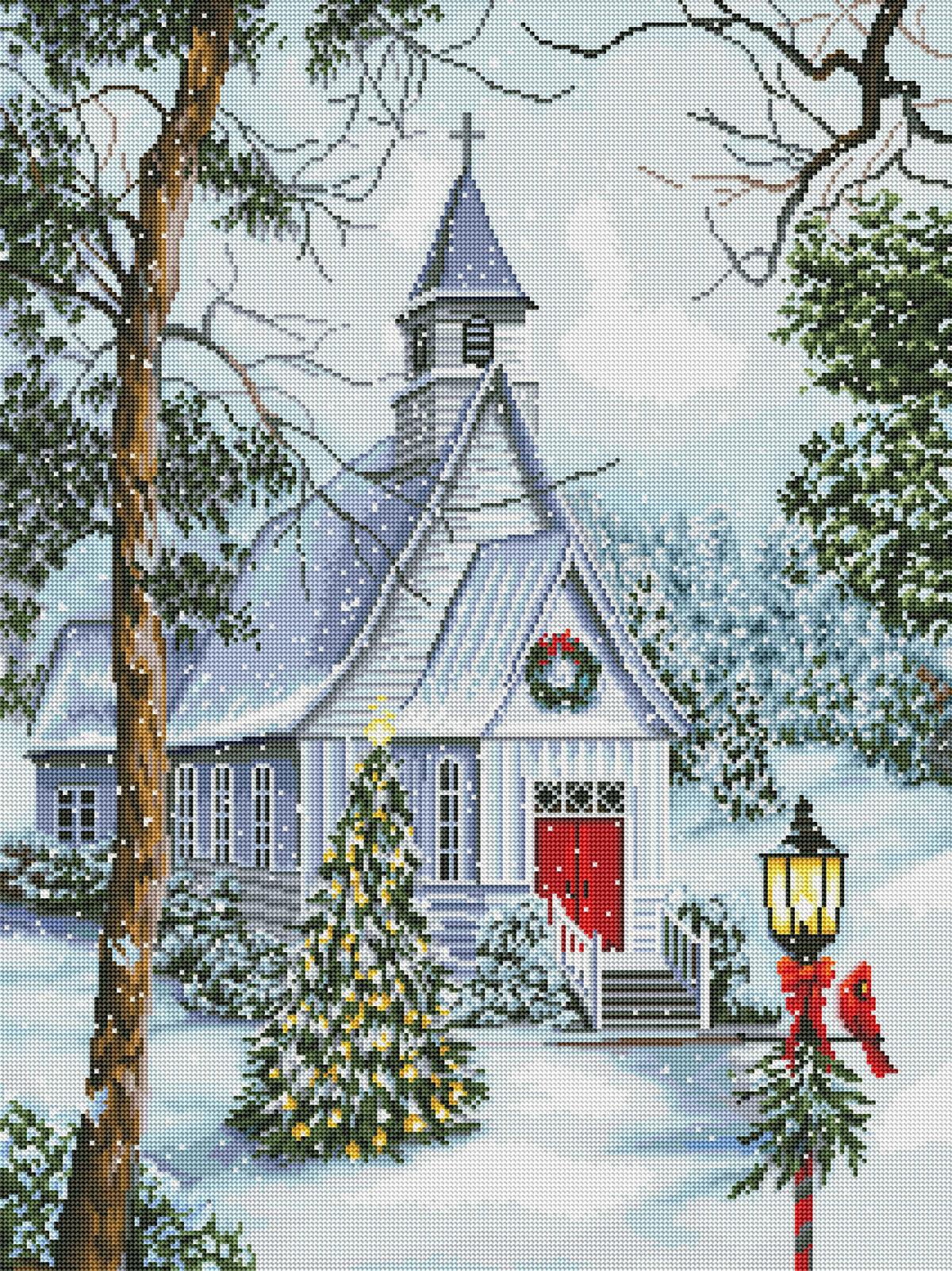 Church in Snow