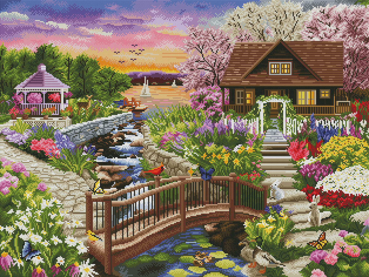 Spring Blooms on the Lake
