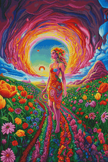 Rainbow Flower Path