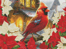Autumn Snow Cardinal