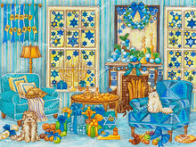 Hanukah Living Room