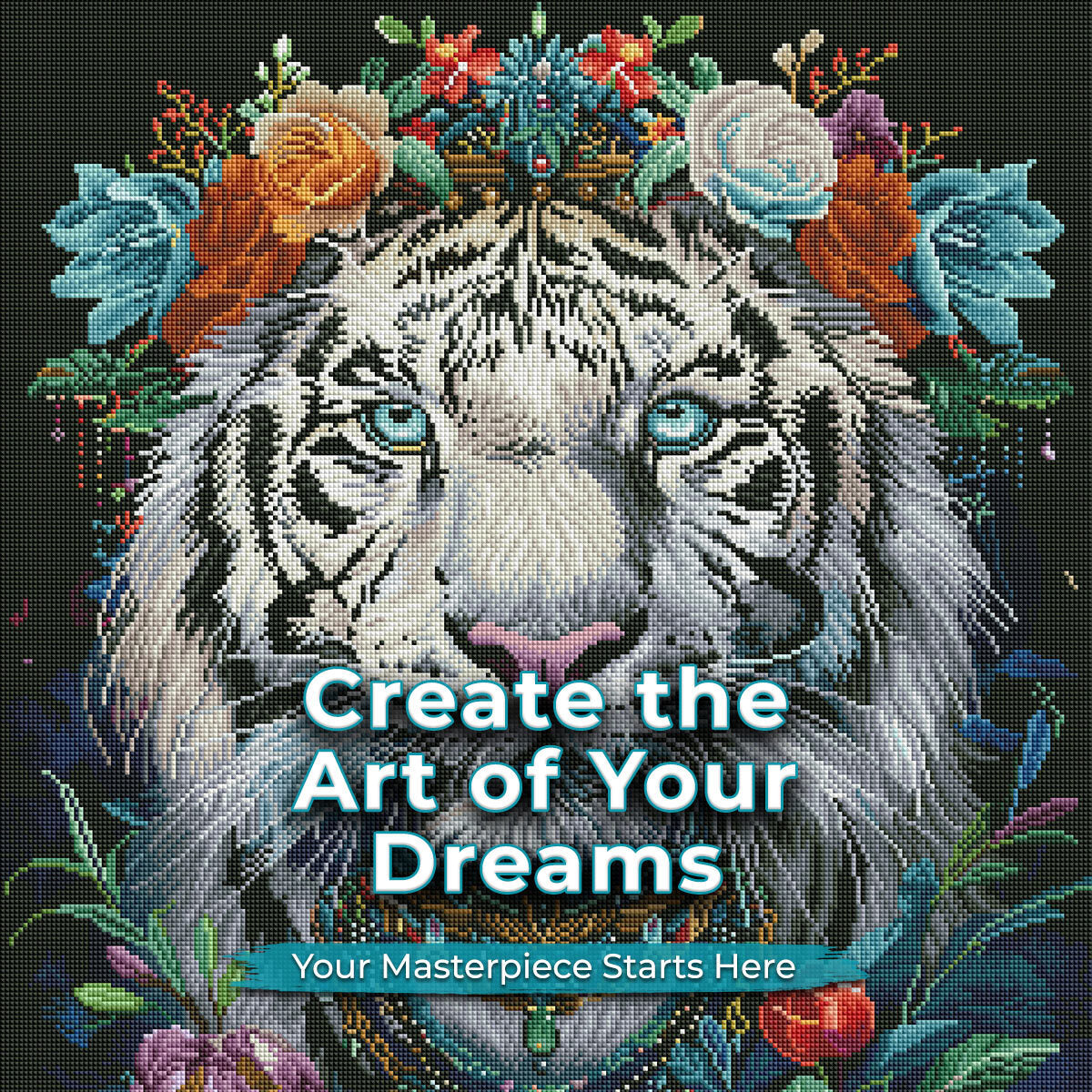 ダイヤモンドアート DreamerDESIGNS 5D Diamond Painting Kits - Full Drill Diamond Art | Dreamer Designs™