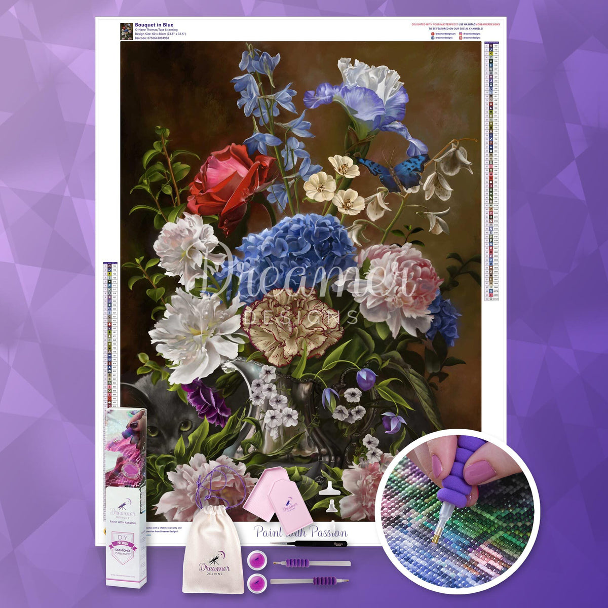 Bouquet in Blue