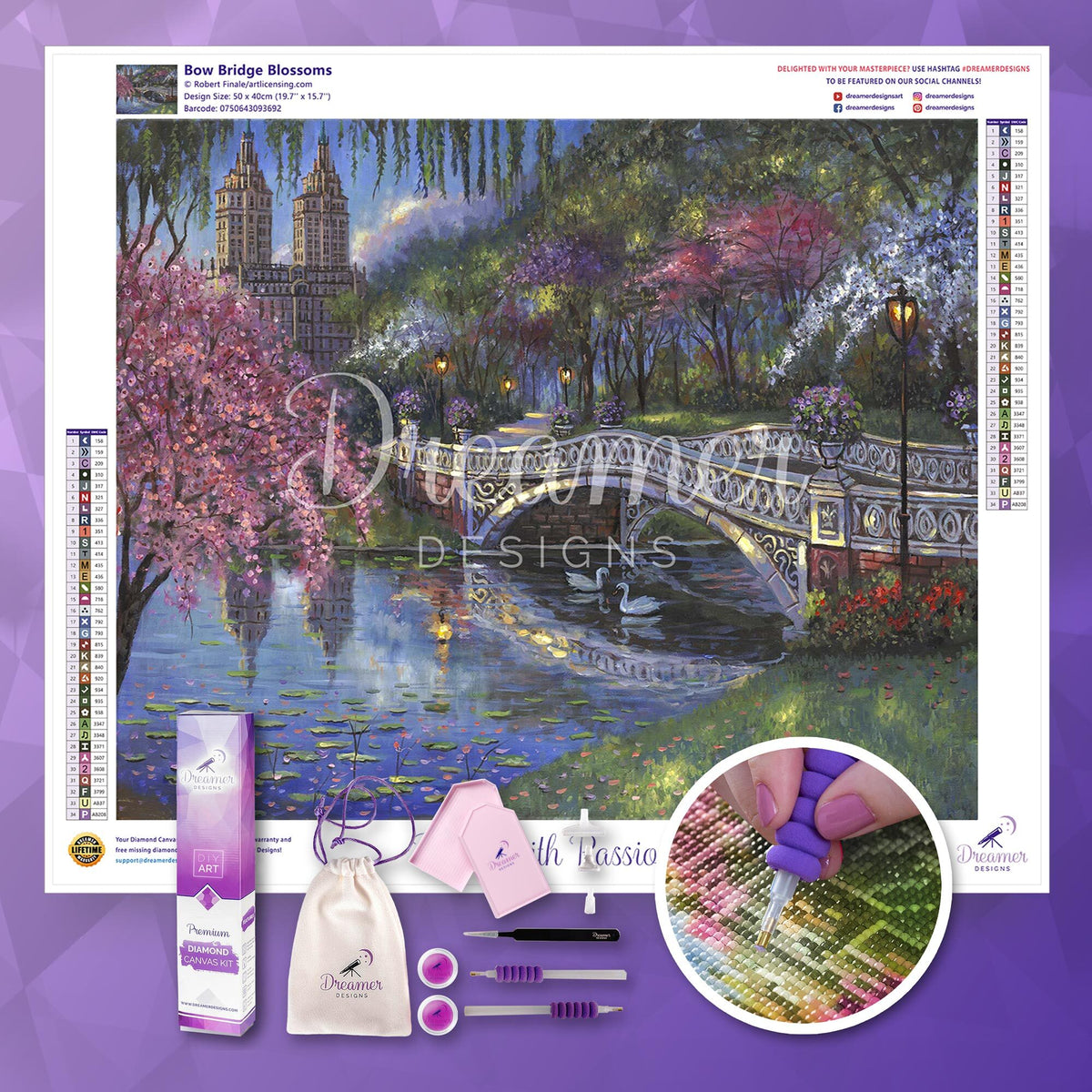 Bow Bridge Blossoms