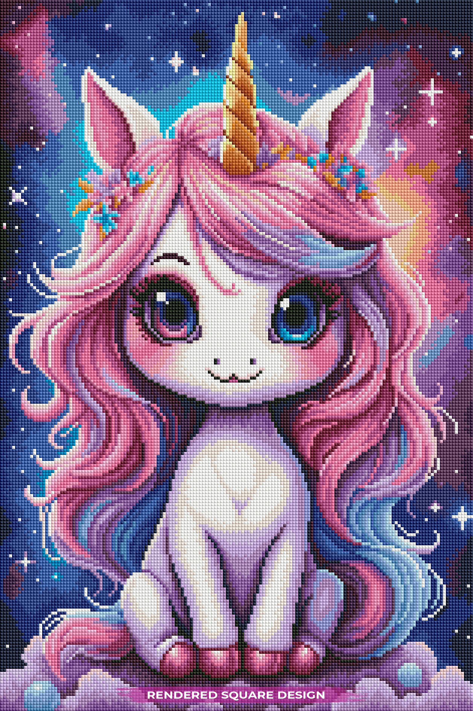 Chibi Pink Unicorn
