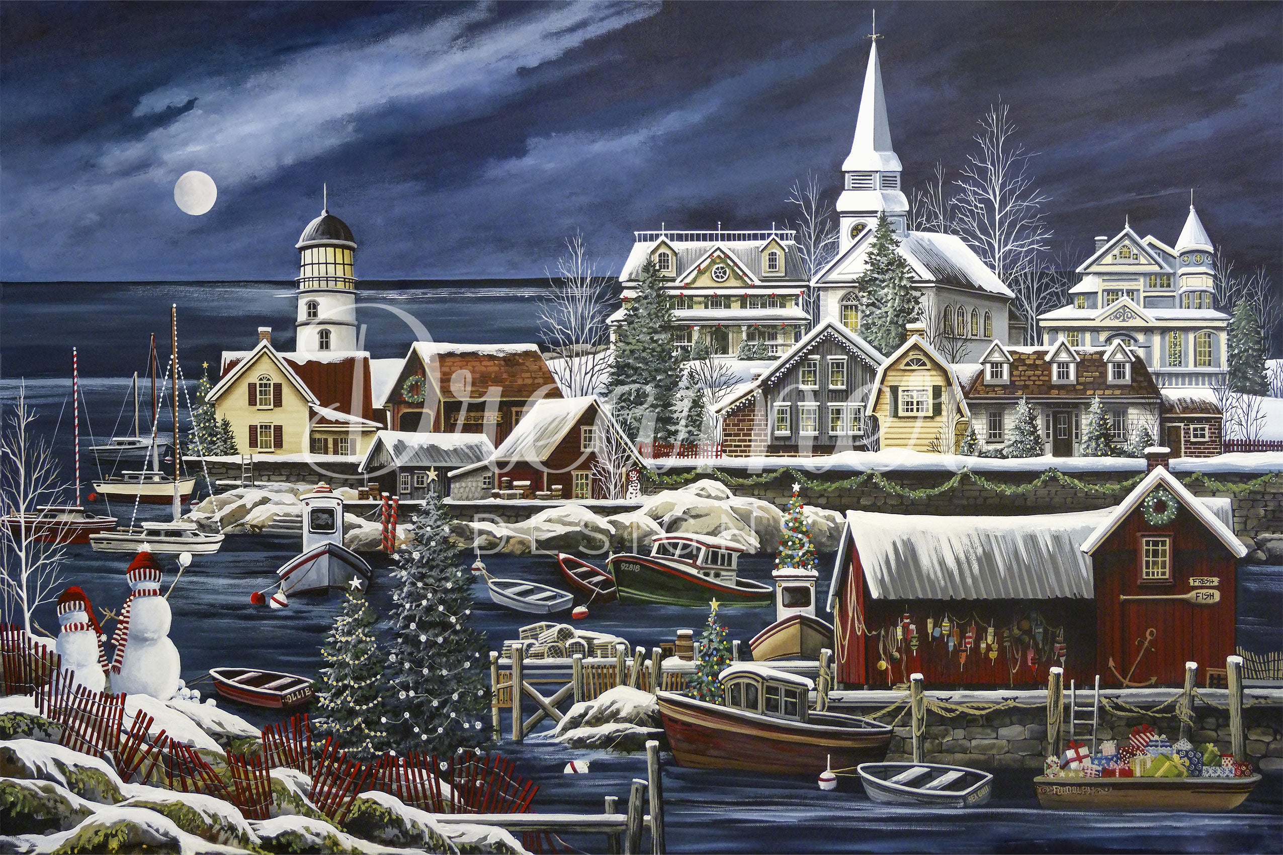 Coastal Christmas Eve