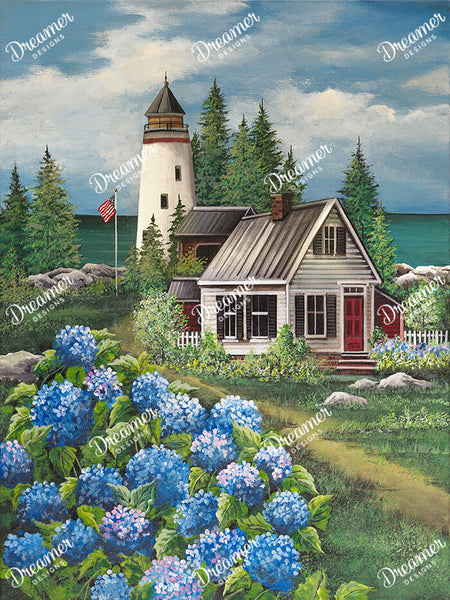 ダイヤモンドアート DreamerDESIGNS Hydrangea Island