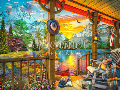 Coffee at the Cabin