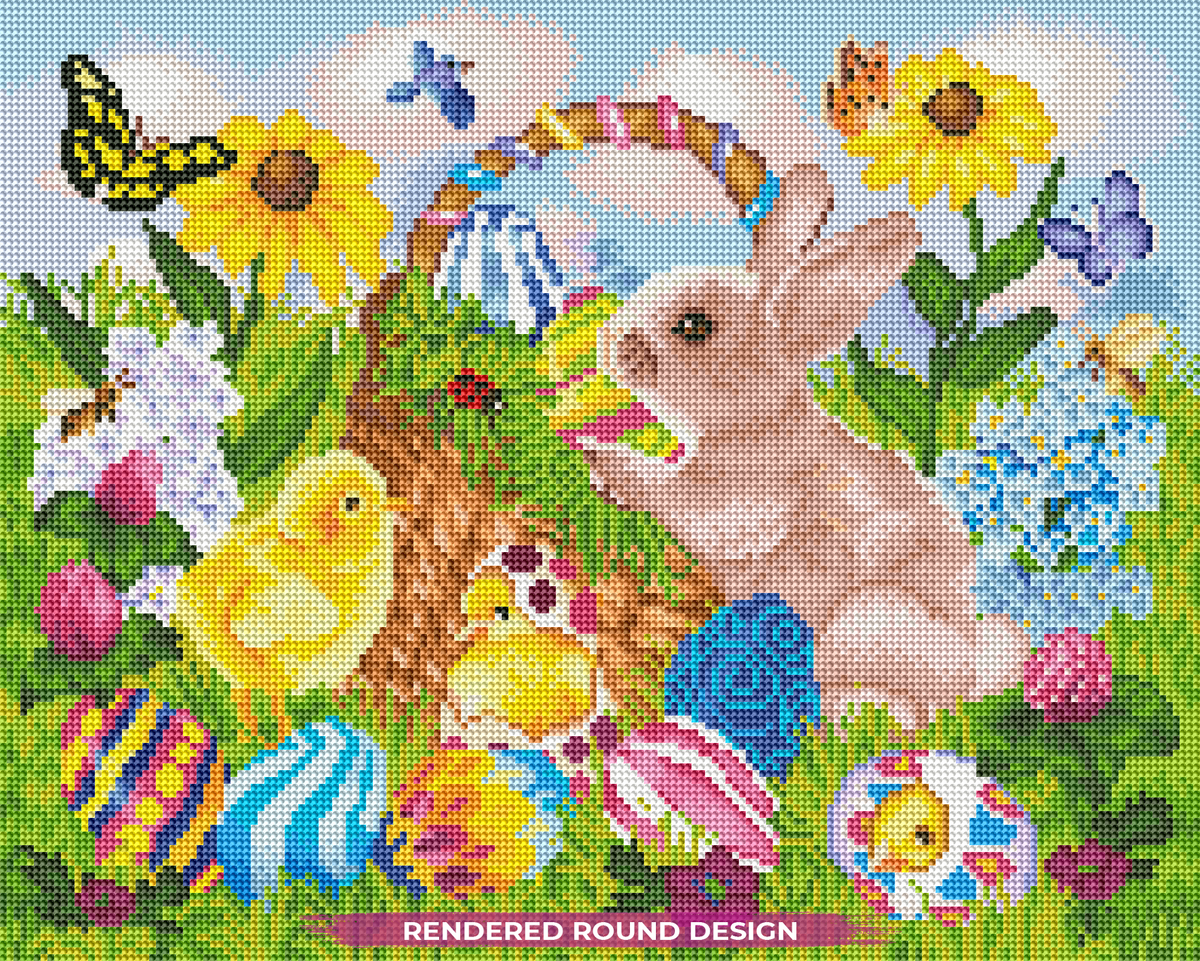 Easter Bunny and Chicks