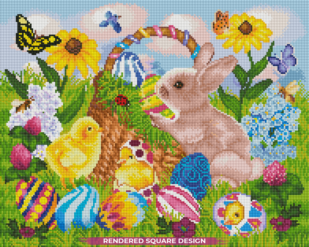 Easter Bunny and Chicks