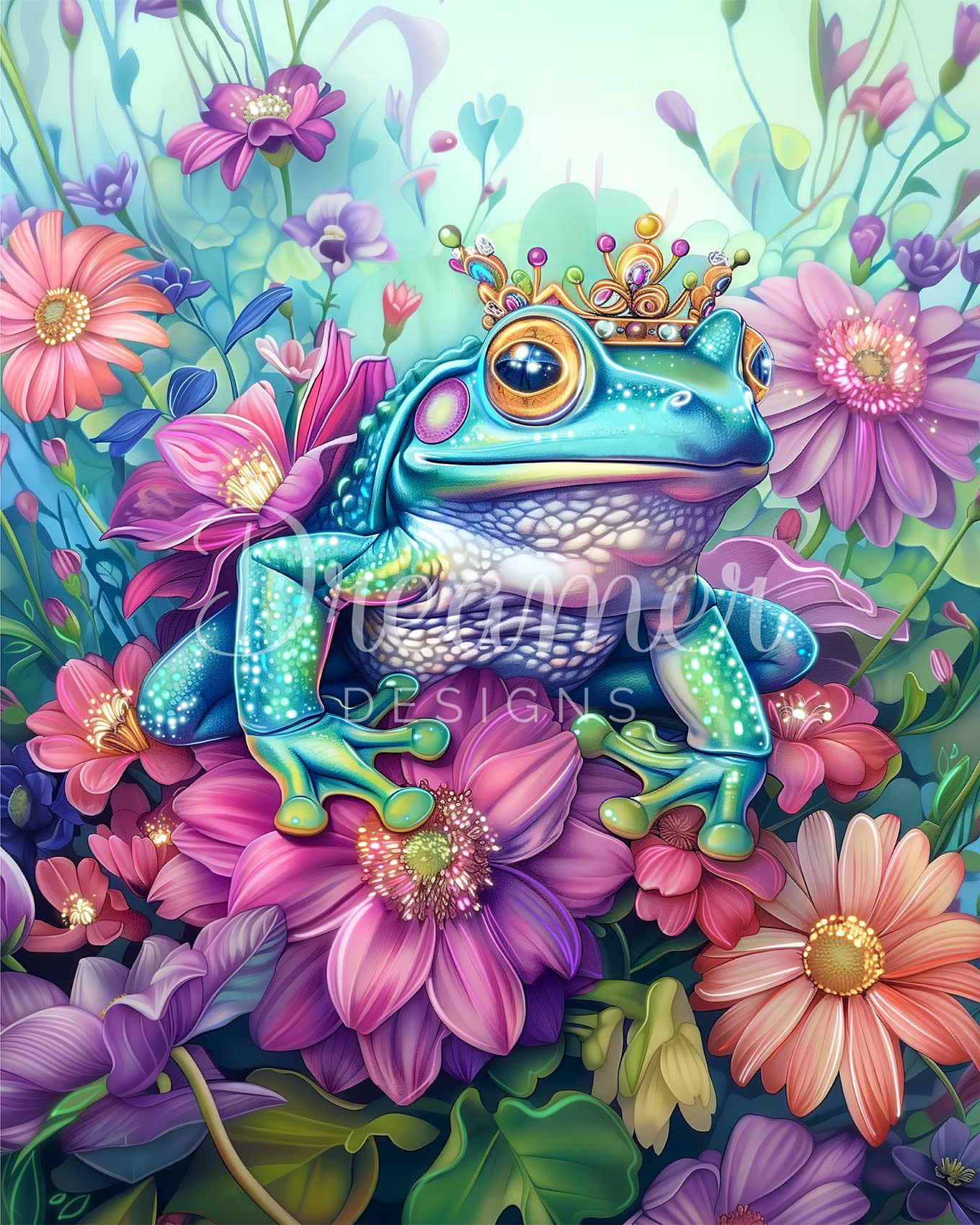 Floral Frog Prince