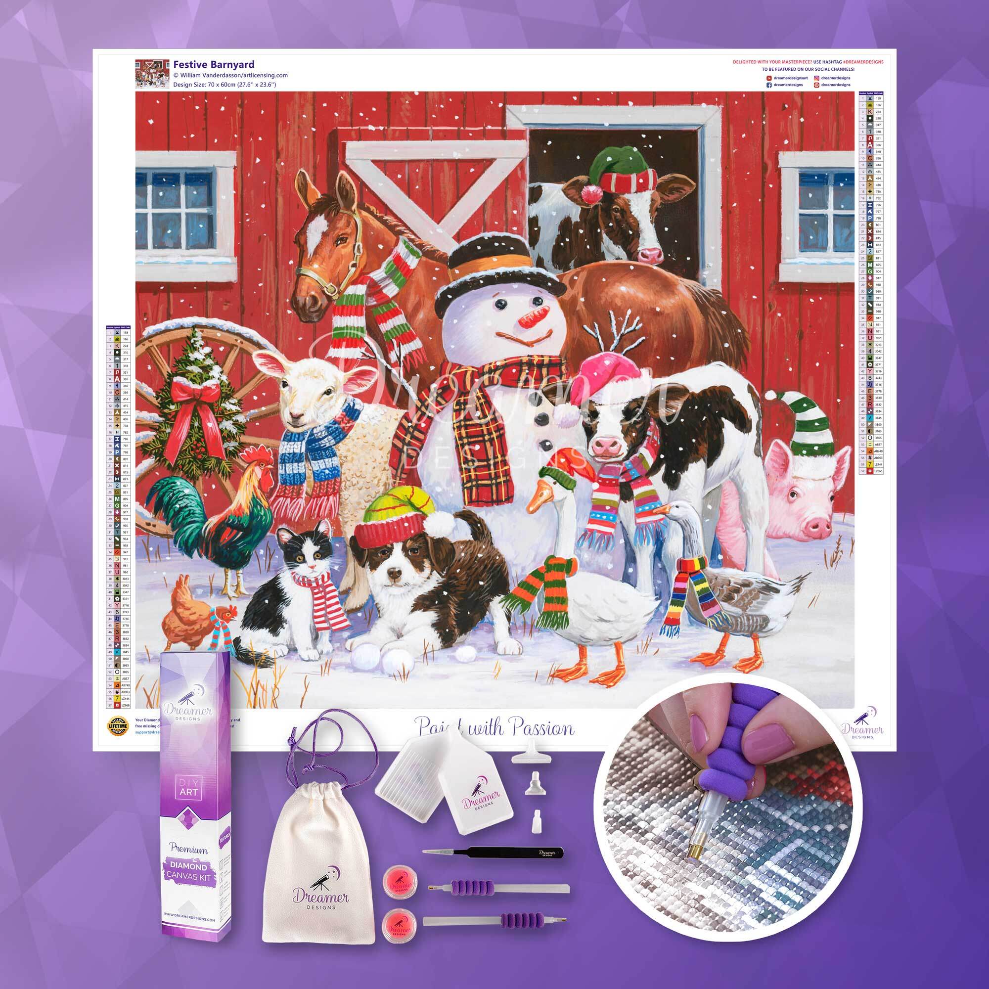 その他 Dreamer DESIGNS Festive Barnyard Festive Barnyard