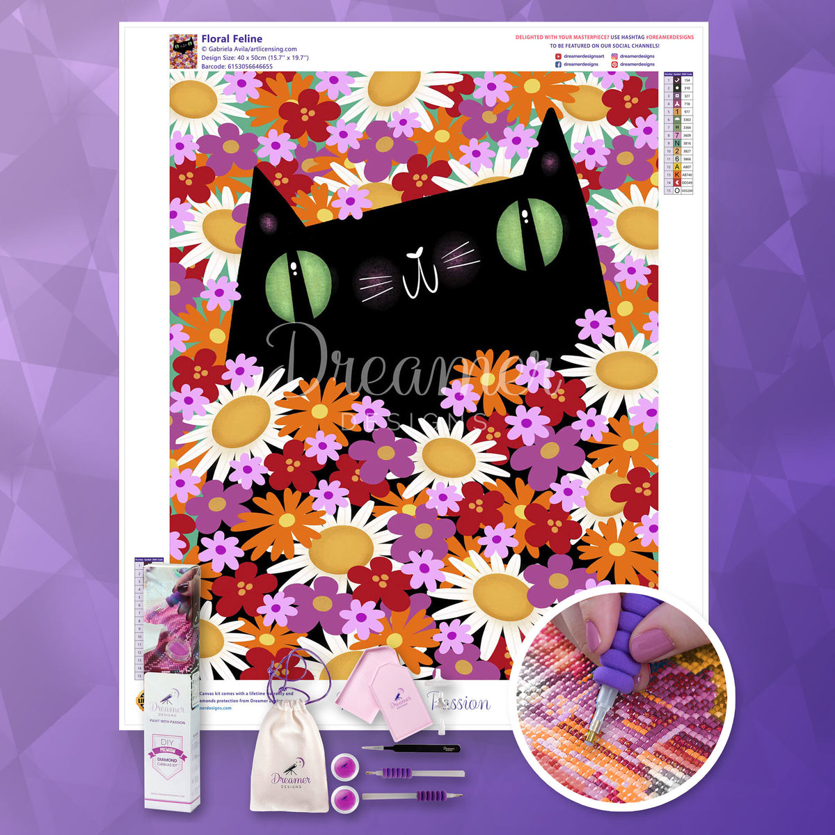 Floral Feline