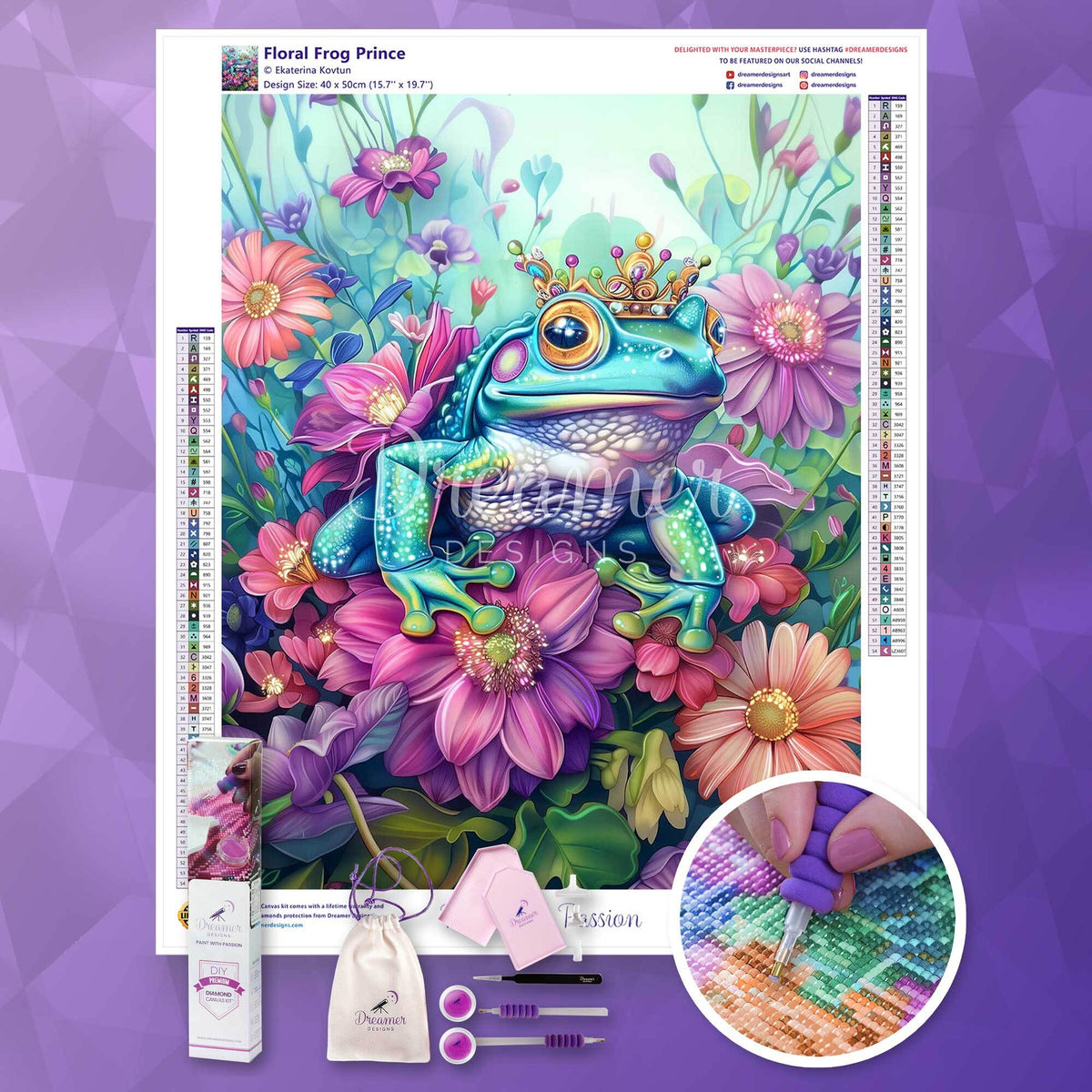 Floral Frog Prince