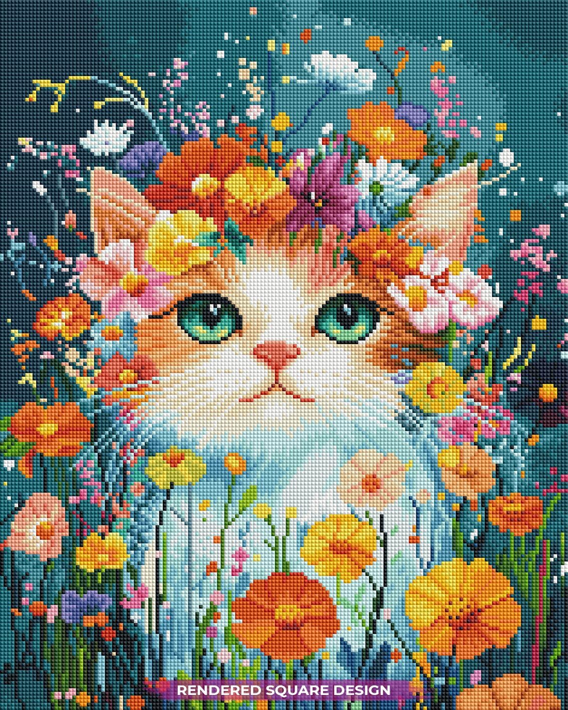 Flower Crown Kitty – Dreamer Designs