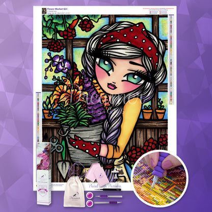 Flower Market Girl