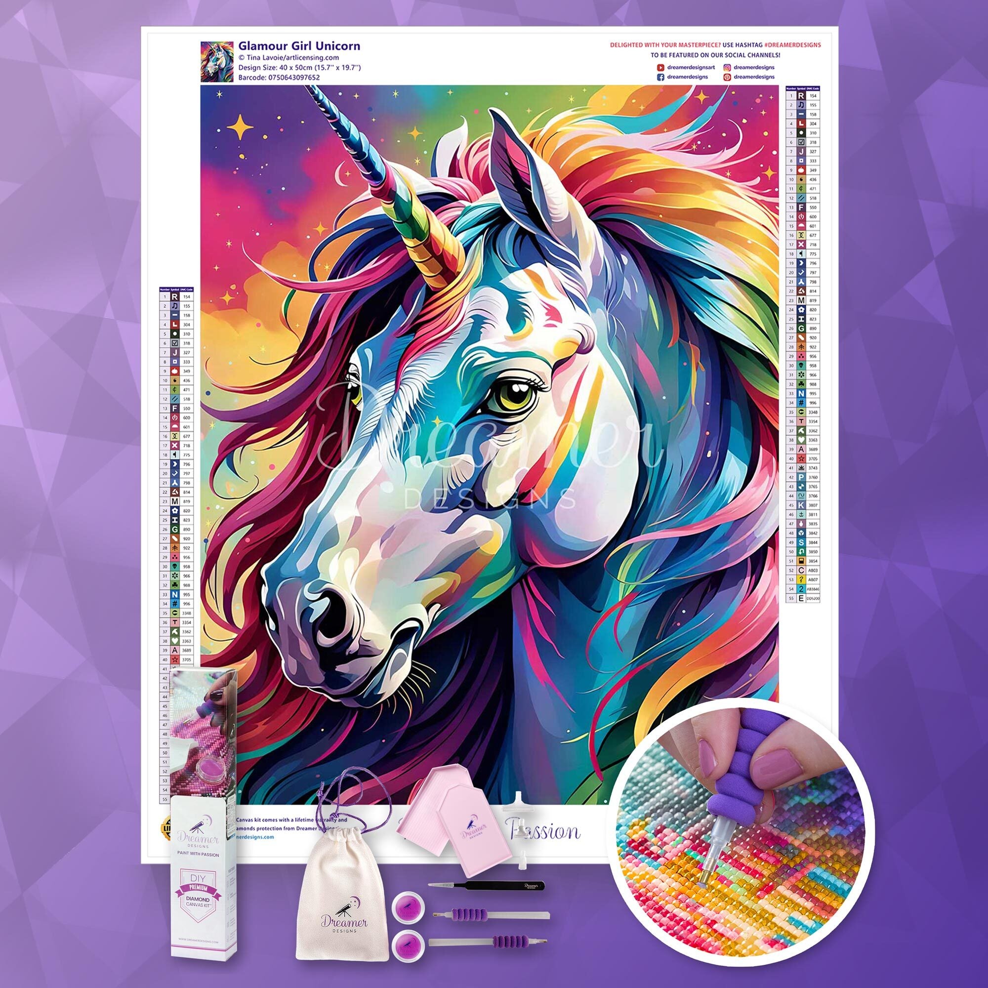 Glamour Girl Unicorn