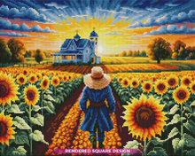 Golden Sunflower Morning