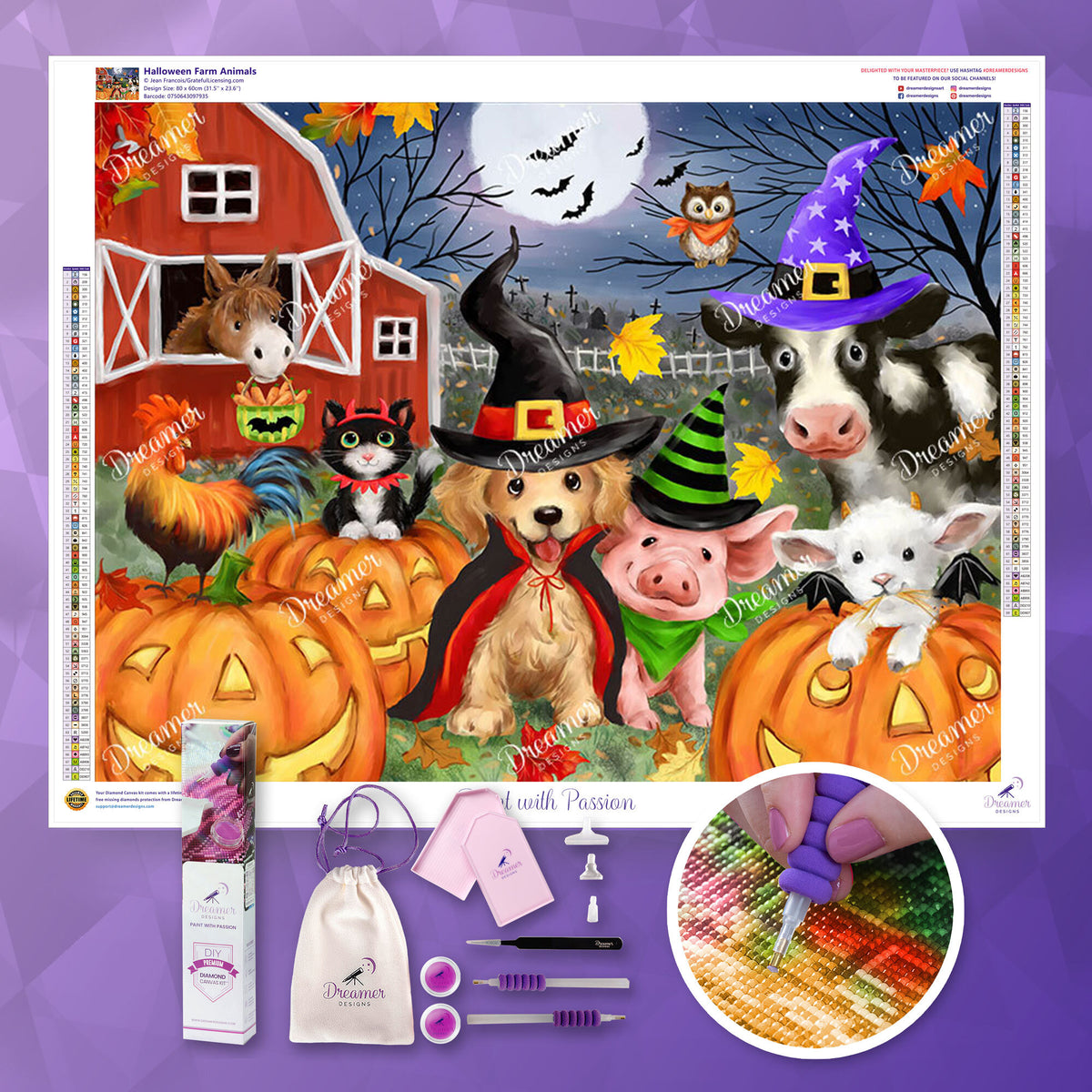 Halloween Farm Animals