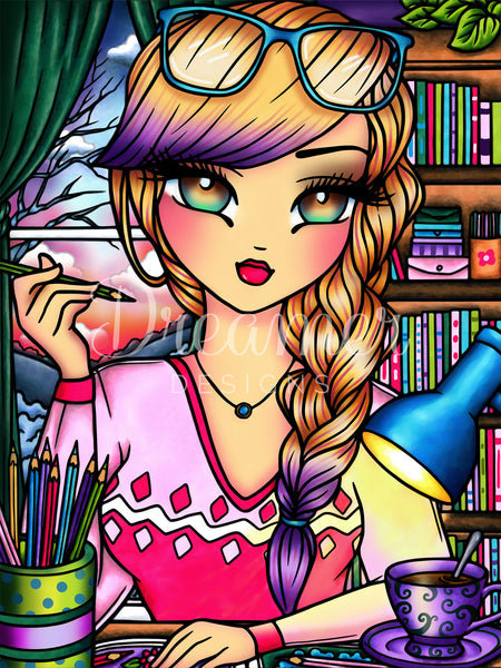 ダイヤモンドアート ドリーマーデザインズ Afternoon Doze DAC Hannah-Lynn-feat.-Allyson-