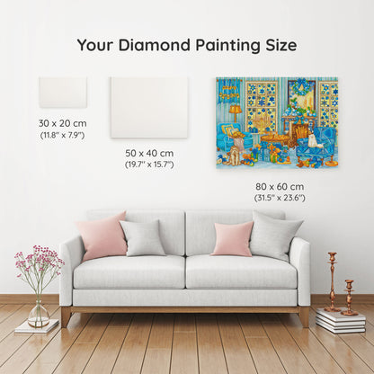 Hanukah Living Room