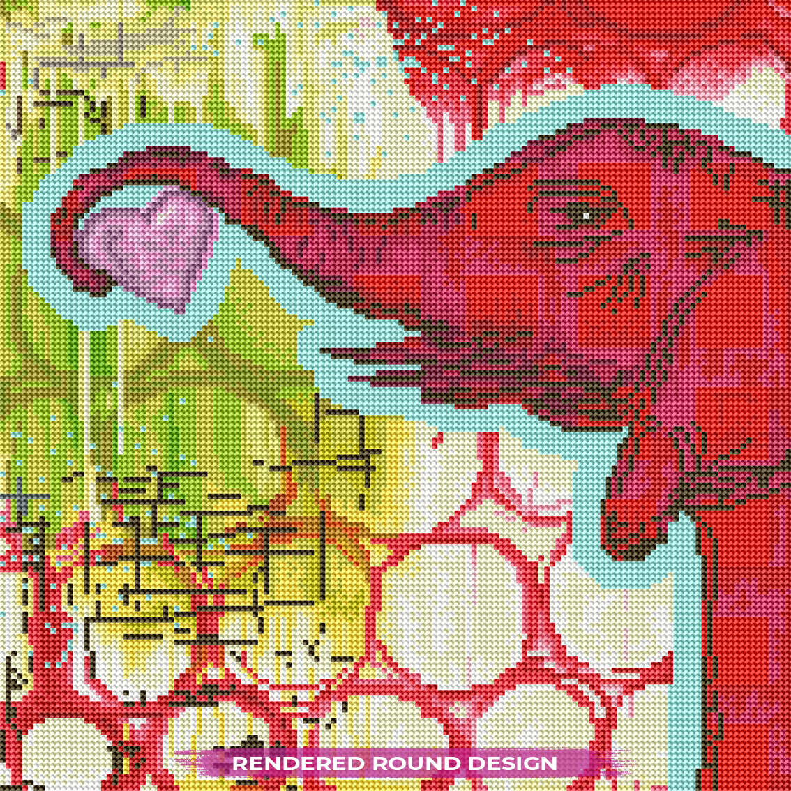 Hot Pink Elephant
