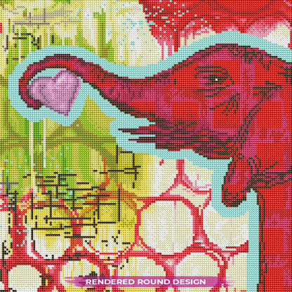 Hot Pink Elephant