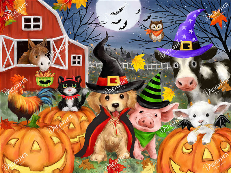Halloween Farm Animals