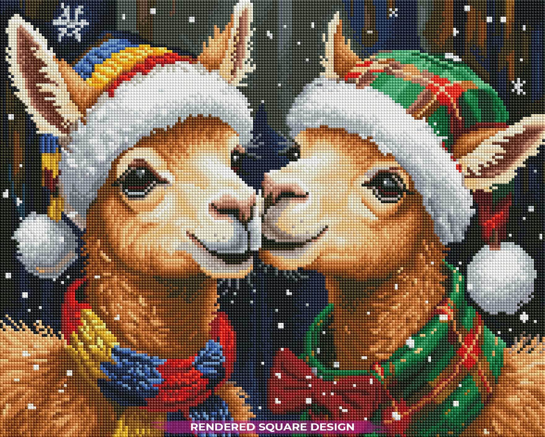 ダイヤモンドアート DreamerDESIGNS Llama Love