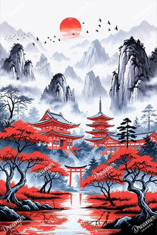 Serene Japanese Temple