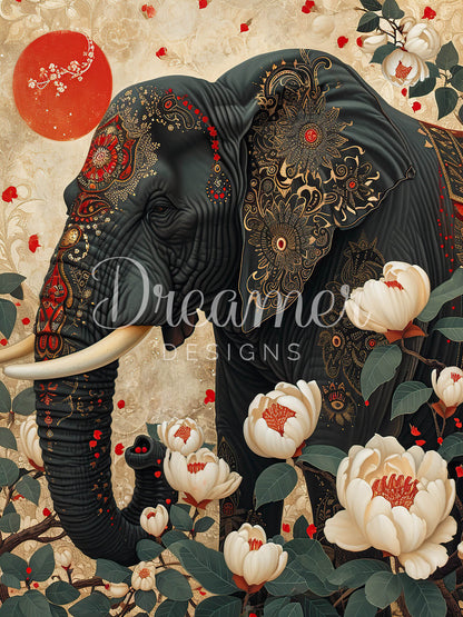 Elephant Moonrise