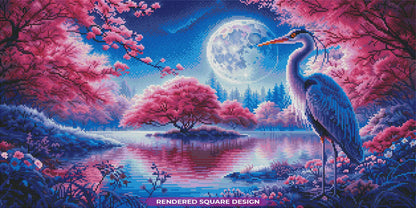 Moonlit Heron