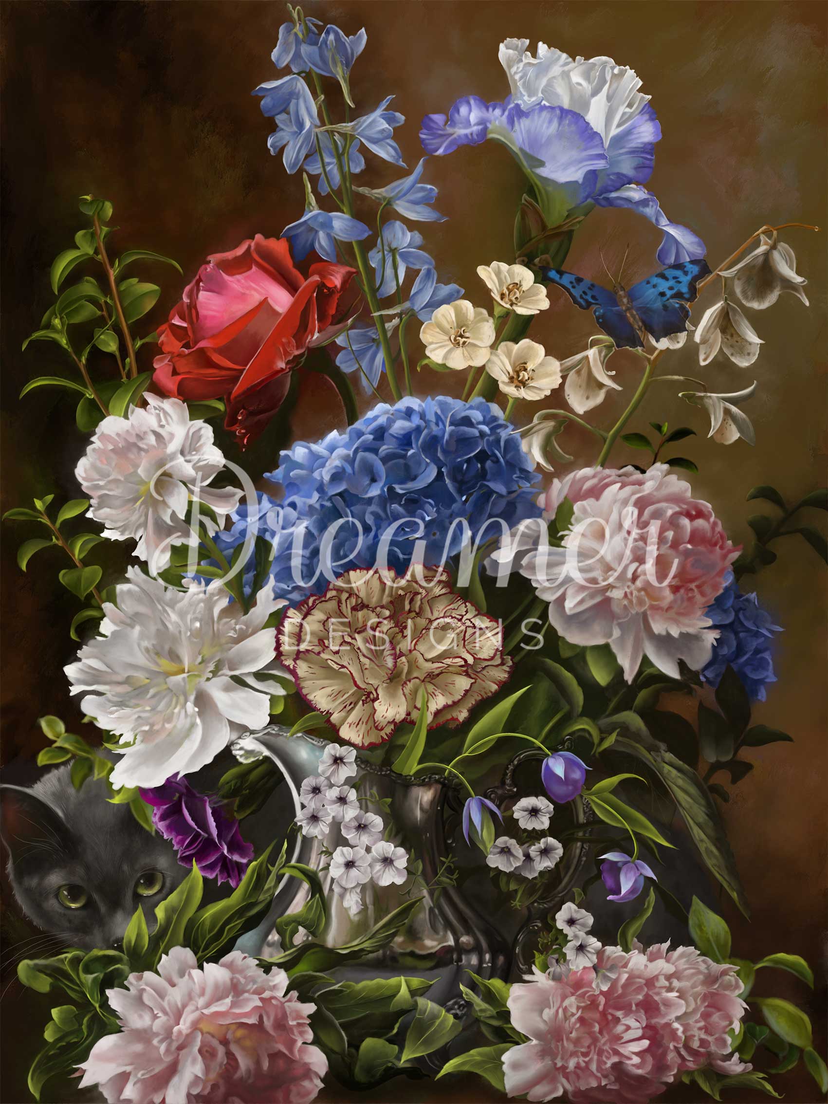 Bouquet in Blue