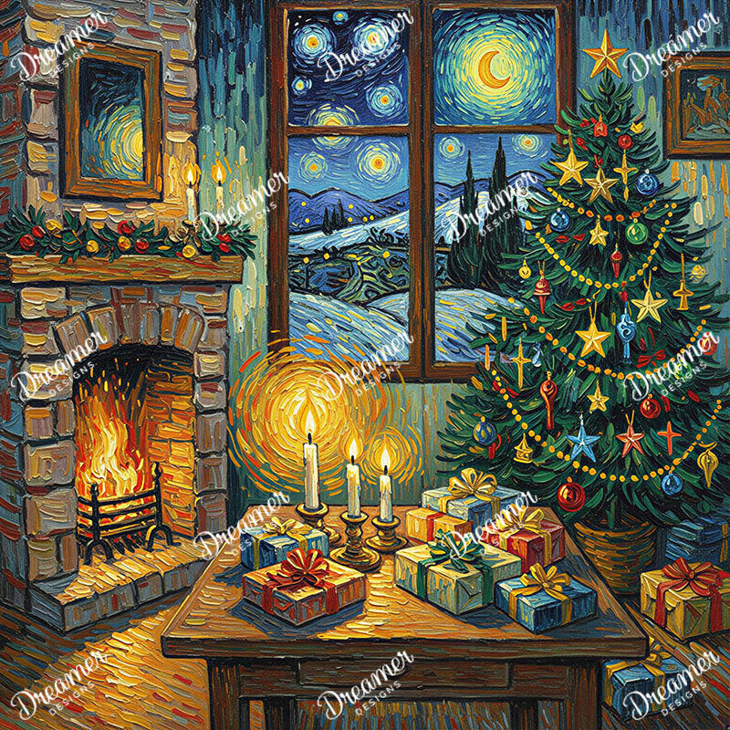 Fireside Christmas Glow