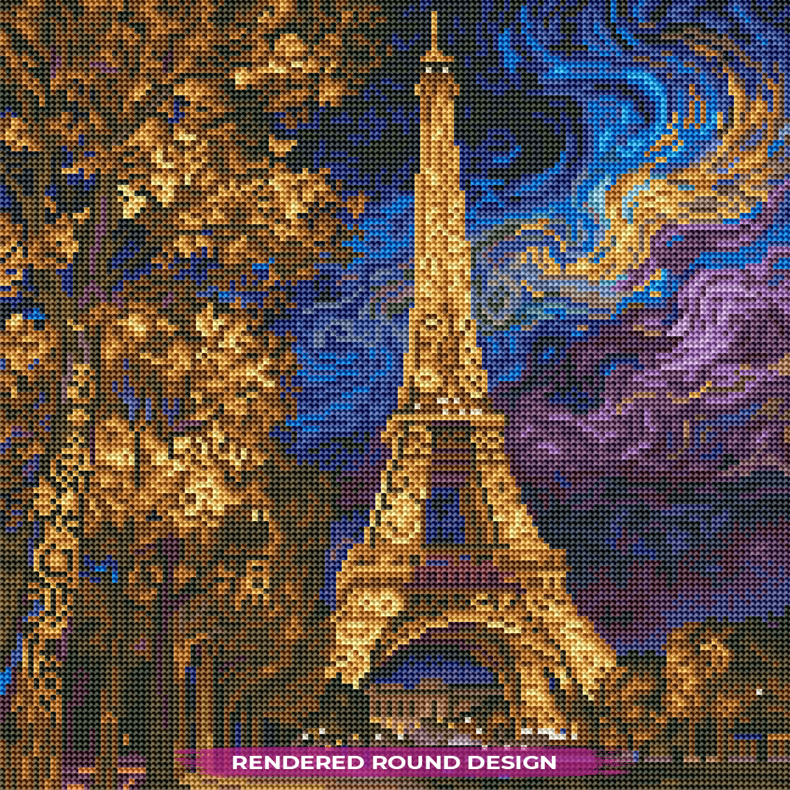 Nightfall at the Eiffel