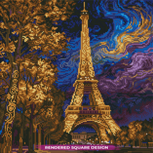 Nightfall at the Eiffel
