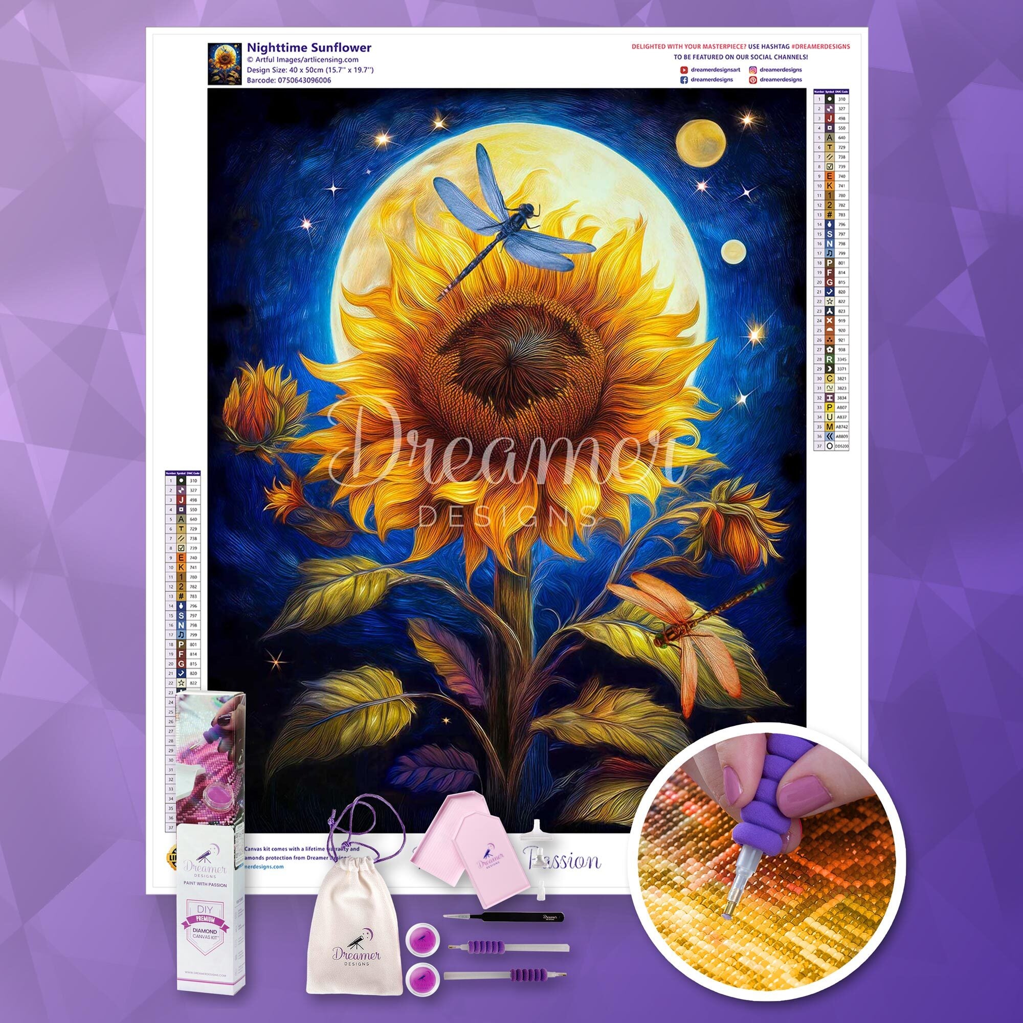 Nighttime Sunflower