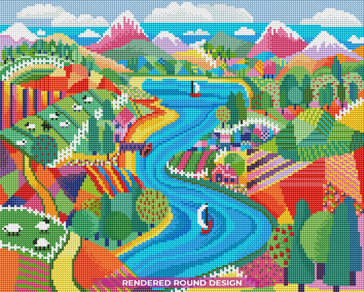 Pastel Patchwork Flock
