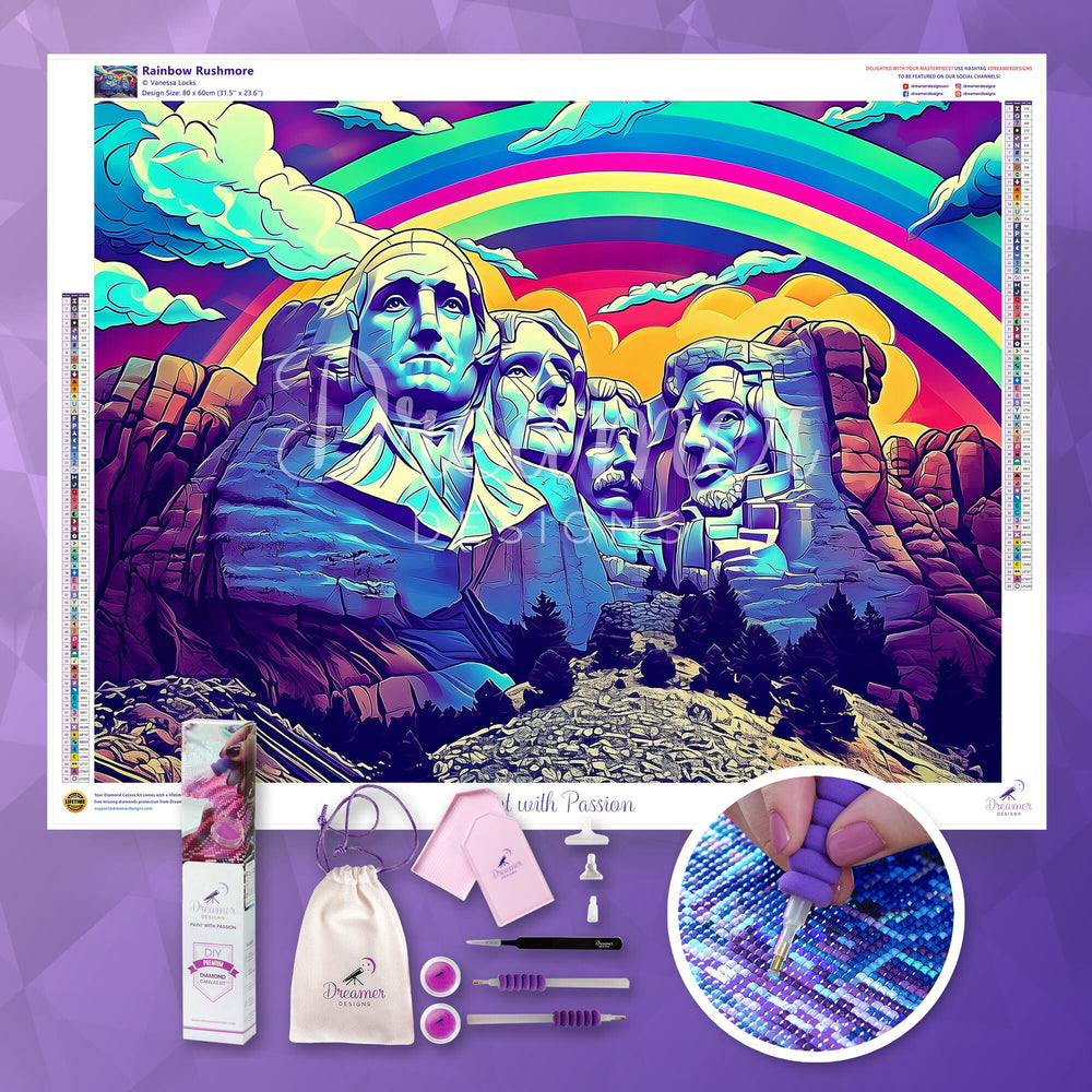Rushmore Graphics Rainbow Rushmore